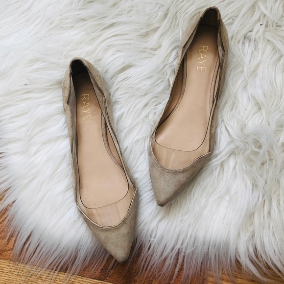clear pointed toe flats